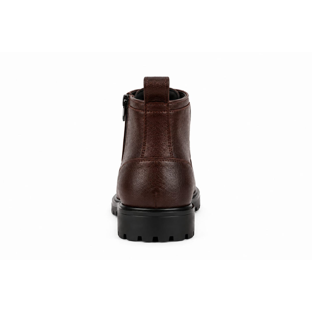 Rough Leather Boots Brown 206