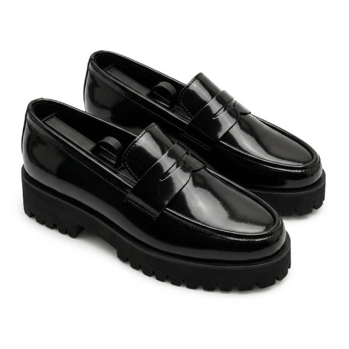 High Sole Black Patient Chunky 05