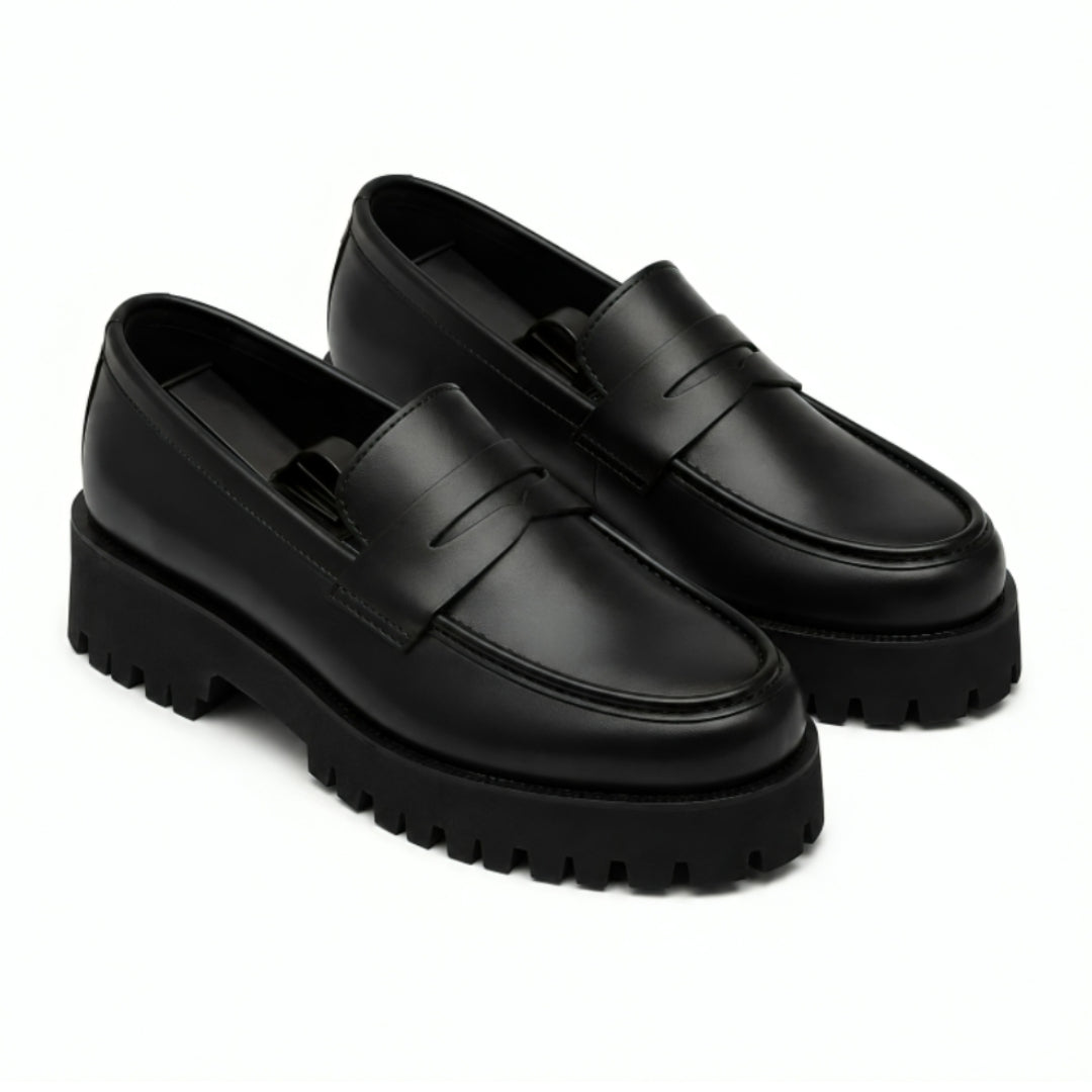 High Sole Black Chunky 01