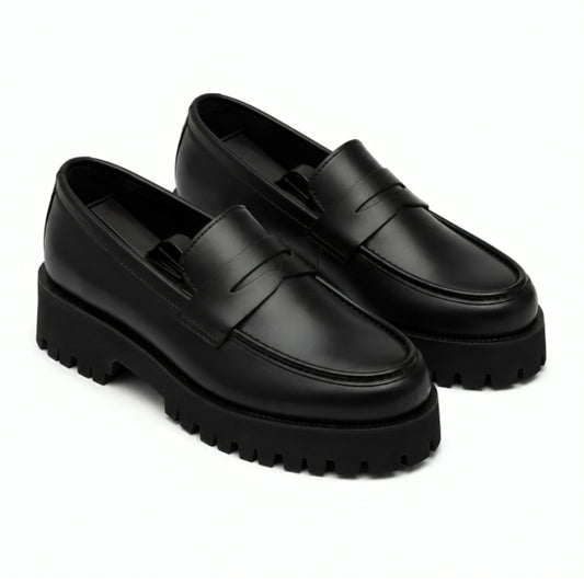 High Sole Black Chunky 01