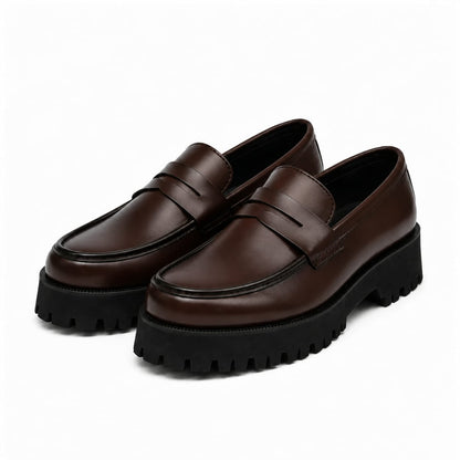 High Sole Brown Chunky 02