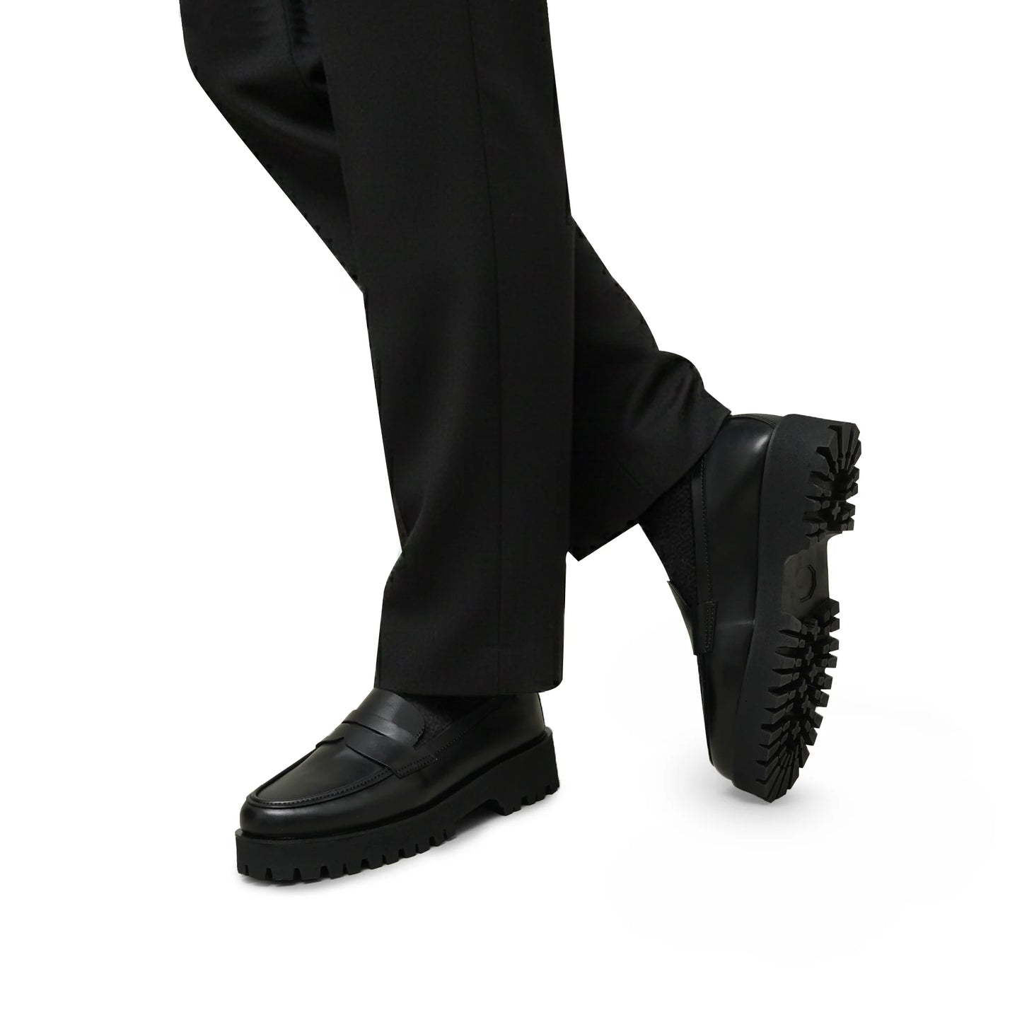 High Sole Black Chunky 01